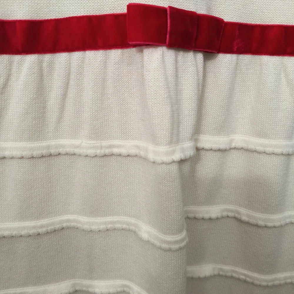 Janie and Jack Tartan Party‎ Dot Trim Sweater Dress